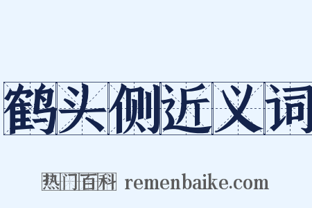 鹤头侧近义词是什么意思的图片